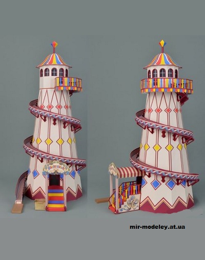 №1018 - Rheinrausch (Mondorfer Bastelbogen) из бумаги — развертка (шаблон) papercraft скачать бесплатно | Мир бумажного моделирования