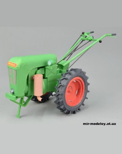 №1032 - Одноосный минитрактор Holder E11 (Mondorfer Bastelbogen) из бумаги — развертка (шаблон) papercraft скачать бесплатно | Мир бумажного моделирования