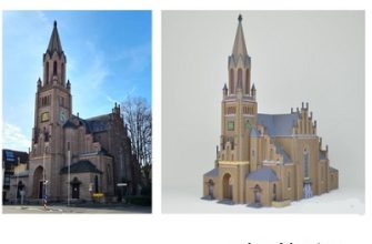 1038 cerkov svjatogo lamberta kirche st lambertus mondorfer bastelbogen iz bumagi razvertka shablon papercraft skachat besplatno mir bumazhnogo m d2028a3.jpg