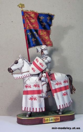 №10954 - Lord Codrington (Azincourt 1415 - English) (Fabrizio Prudenziati) из бумаги — развертка (шаблон) papercraft скачать бесплатно | Мир бумажного моделирования