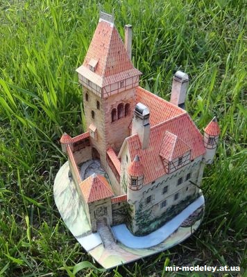 №11798 - Старый замок (ИКС-Пилот) из бумаги — развертка (шаблон) papercraft скачать бесплатно | Мир бумажного моделирования