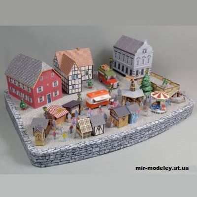 1189 rozhdestvenskij rynok na ulice rheinallee weihnachtsmarkt in der rheinallee mondorfer bastelbogen iz bumagi razvertka shablon papercraft ska 1b69a0f.jpg