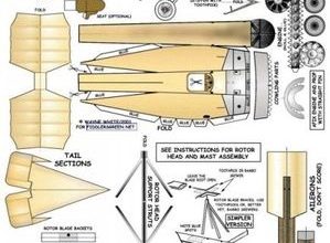 12334 cierva autogyro c 4 fiddlers green iz bumagi razvertka shablon papercraft skachat besplatno mir bumazhnogo modelirovanija 8802623.jpg