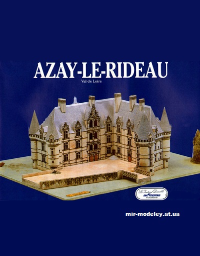№12624 - Азо-ле-Ридо / Azay-le-Rideau (L'Instant Durable 05) из бумаги — развертка (шаблон) papercraft скачать бесплатно | Мир бумажного моделирования