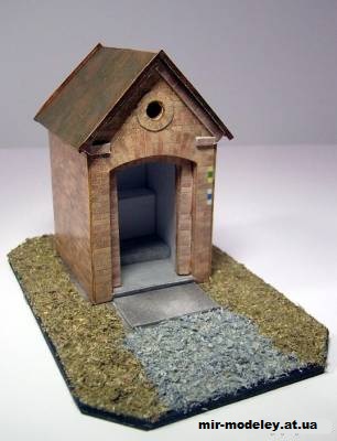 №12902 - Kaplička v Zálesí (Pavel Styl) из бумаги — развертка (шаблон) papercraft скачать бесплатно | Мир бумажного моделирования