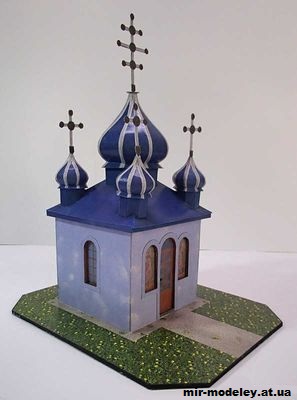 №12910 - Ukrajinska kaplicka (Pavel Styl) из бумаги — развертка (шаблон) papercraft скачать бесплатно | Мир бумажного моделирования