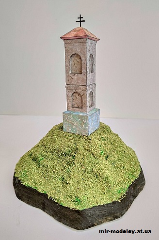№12921 - Bozi muka sv. Antonicka Mohelno (Pavel Styl) из бумаги — развертка (шаблон) papercraft скачать бесплатно | Мир бумажного моделирования