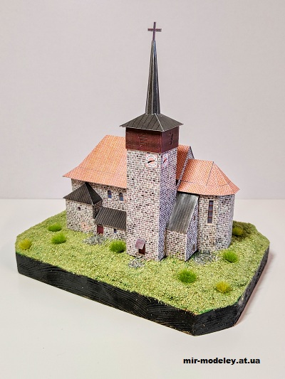 №12923 - Karlsbach Germany (Pavel Styl) из бумаги — развертка (шаблон) papercraft скачать бесплатно | Мир бумажного моделирования