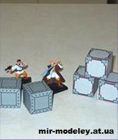 №13108 - Large Crates (Momir Farooq / Star Wars) из бумаги — развертка (шаблон) papercraft скачать бесплатно | Мир бумажного моделирования