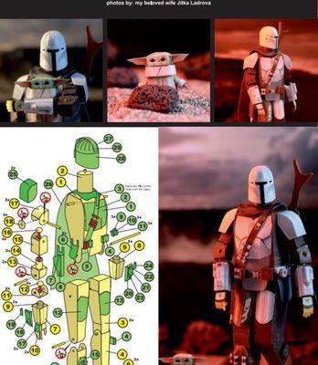 13125 the mandalorian and the child star wars mandalorec i malysh grogu iz zvjozdnyh vojn pr models iz bumagi razvertka shablon papercraft skacha 3b259e0.jpg