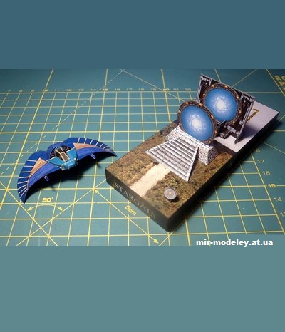 №13177 - Stargate SG1 set (PR Models) из бумаги — развертка (шаблон) papercraft скачать бесплатно | Мир бумажного моделирования