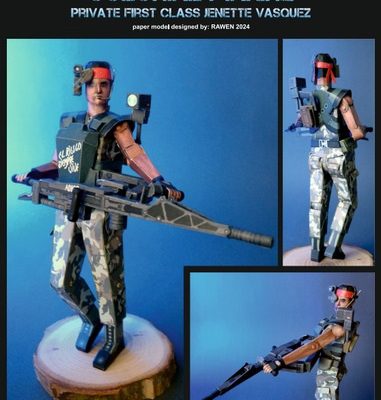 13200 private first class jenette vasquez aliens rjadovoj pervogo klassa dzhanet vaskes chuzhie pr models iz bumagi razvertka shablon papercraft ece3bf8.jpg