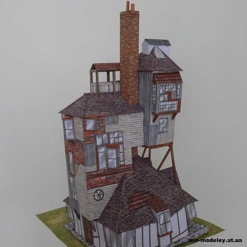 №13337 - The Burrow (Paper Inside) из бумаги — развертка (шаблон) papercraft скачать бесплатно | Мир бумажного моделирования