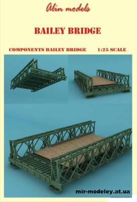 №13754 - Bailey bridge (Alin Models) из бумаги — развертка (шаблон) papercraft скачать бесплатно | Мир бумажного моделирования