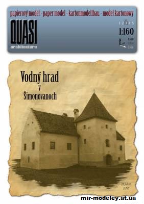 №13780 - Vodny hrad v Simonovanoch (Quasi) из бумаги — развертка (шаблон) papercraft скачать бесплатно | Мир бумажного моделирования