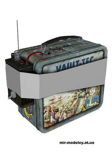 №14595 - Крышко-мина (Fallout 3 - Vitold_Vessone) из бумаги — развертка (шаблон) papercraft скачать бесплатно | Мир бумажного моделирования