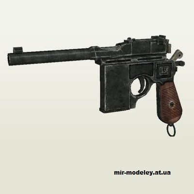 14597 mauser c96 fallout 3 iz bumagi razvertka shablon papercraft skachat besplatno mir bumazhnogo modelirovanija 452c010.jpg