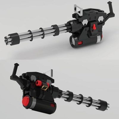 14609 gatling gun gundam iz bumagi razvertka shablon papercraft skachat besplatno mir bumazhnogo modelirovanija 9c545e7.jpg