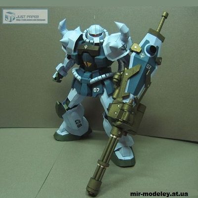 14619 ms 07b 3 gouf custom blackgentle iz bumagi razvertka shablon papercraft skachat besplatno mir bumazhnogo modelirovanija 4fa2d57.jpg