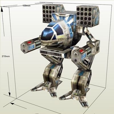 14644 madcat mechwarrior 3 iz bumagi razvertka shablon papercraft skachat besplatno mir bumazhnogo modelirovanija 84932ee.jpg