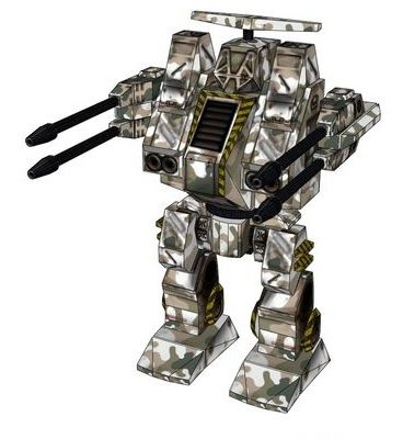 14649 rifleman mechwarrior 4 iz bumagi razvertka shablon papercraft skachat besplatno mir bumazhnogo modelirovanija c9db97e.jpg