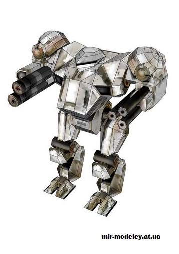 №14650 - Novacat (Mechwarrior 4) из бумаги — развертка (шаблон) papercraft скачать бесплатно | Мир бумажного моделирования