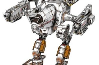 14653 cauldronborn mechwarrior 4 iz bumagi razvertka shablon papercraft skachat besplatno mir bumazhnogo modelirovanija 2a13c03.jpg