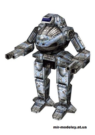 №14656 - Annihlator (Mechwarrior 3) из бумаги — развертка (шаблон) papercraft скачать бесплатно | Мир бумажного моделирования