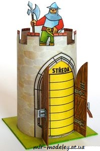 №1472 - Pevnost (ABC 1/1980) из бумаги — развертка (шаблон) papercraft скачать бесплатно | Мир бумажного моделирования