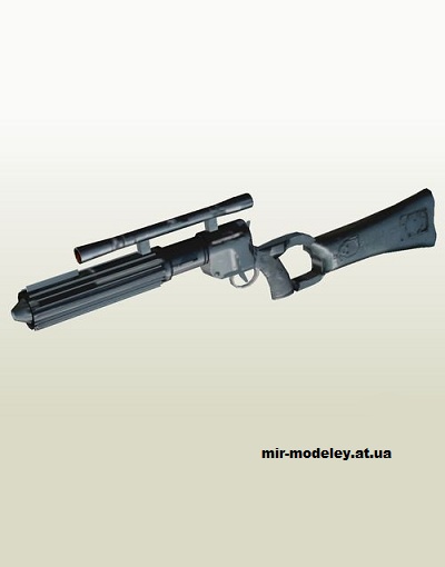 №14727 - Boba Fett EE-3 Blaster Rifle (Star Wars) из бумаги — развертка (шаблон) papercraft скачать бесплатно | Мир бумажного моделирования