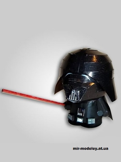 №14734 - Дарт Вейдер / Darth Vader (Star Wars - Park Wars) из бумаги — развертка (шаблон) papercraft скачать бесплатно | Мир бумажного моделирования