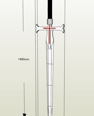 14806 mech hitklifa heathcliff sword sword art online iz bumagi razvertka shablon papercraft skachat besplatno mir bumazhnogo modelirovanija 70bce16.jpg