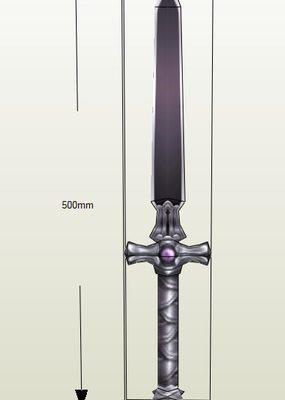14808 sword art online silica sword sword art online iz bumagi razvertka shablon papercraft skachat besplatno mir bumazhnogo modelirovanija 6693a96.jpg