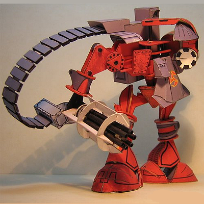 14831 robot red fury kancho ilievwarhammer 40k iz bumagi razvertka shablon papercraft skachat besplatno mir bumazhnogo modelirovanija 36e42a2.png