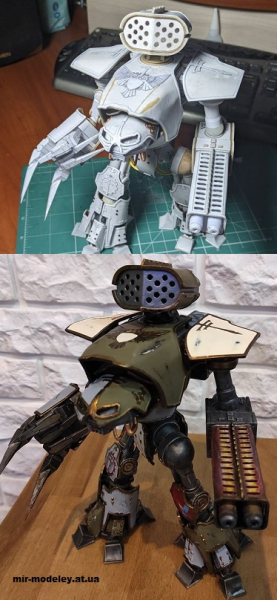 №14909 - REAVER FINAL (Eli Patoroch / Warhammer 40k) из бумаги — развертка (шаблон) papercraft скачать бесплатно | Мир бумажного моделирования