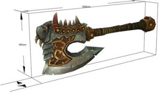 14952 gorehowl world of warcraft iz bumagi razvertka shablon papercraft skachat besplatno mir bumazhnogo modelirovanija 8c42dca.jpg