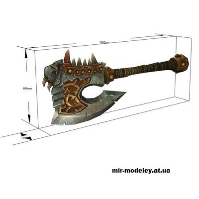 14952 gorehowl world of warcraft iz bumagi razvertka shablon papercraft skachat besplatno mir bumazhnogo modelirovanija 8c42dca.jpg