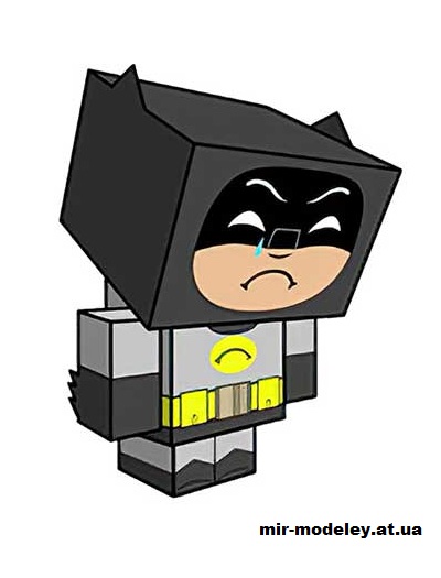 №15705 - Sadman (cubeecraft) из бумаги — развертка (шаблон) papercraft скачать бесплатно | Мир бумажного моделирования