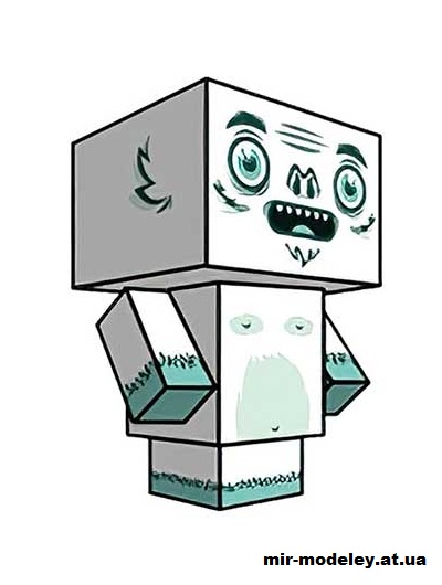 №15741 - Garry (cubeecraft) из бумаги — развертка (шаблон) papercraft скачать бесплатно | Мир бумажного моделирования