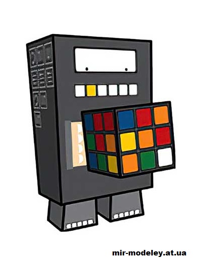 №15743 - Rubee (cubeecraft) из бумаги — развертка (шаблон) papercraft скачать бесплатно | Мир бумажного моделирования