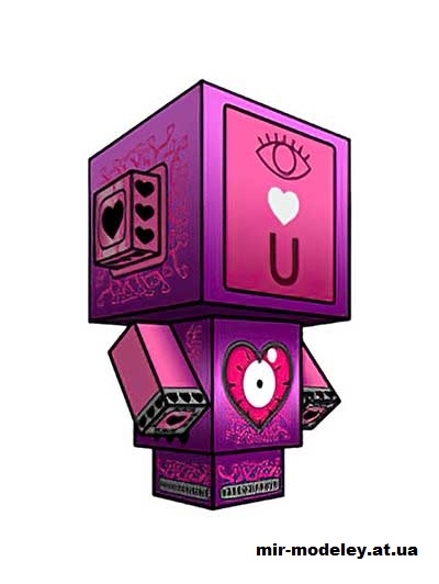 №15745 - VaL-09 (cubeecraft) из бумаги — развертка (шаблон) papercraft скачать бесплатно | Мир бумажного моделирования