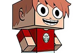 15755 scott pilgrim oni cubeecraft iz bumagi razvertka shablon papercraft skachat besplatno mir bumazhnogo modelirovanija d0b97ff.jpg