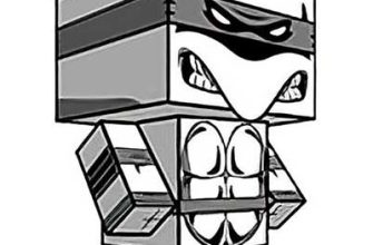 15769 mirage teenage mutant ninja turtle cubeecraft iz bumagi razvertka shablon papercraft skachat besplatno mir bumazhnogo modelirovanija 98b682c.jpg
