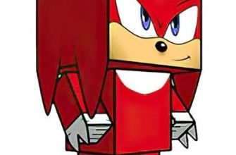 15771 knuckles cubeecraft iz bumagi razvertka shablon papercraft skachat besplatno mir bumazhnogo modelirovanija a3677ae.jpg