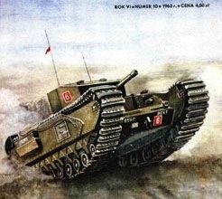164 churchill iii maly modelarz 1963 10 iz bumagi razvertka shablon papercraft skachat besplatno mir bumazhnogo modelirovanija 6285f21.jpg