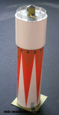 №17047 - Водонапорная башня / Slite watertower (Gunnar Sillén) из бумаги — развертка (шаблон) papercraft скачать бесплатно | Мир бумажного моделирования