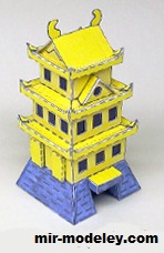№17165 - Advance Wars Yellow Comet Headquarters (Ninjatoes) из бумаги — развертка (шаблон) papercraft скачать бесплатно | Мир бумажного моделирования