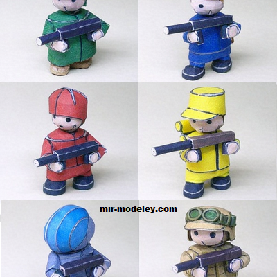 17174 advance wars infantry ninjatoes iz bumagi razvertka shablon papercraft skachat besplatno mir bumazhnogo modelirovanija 048664c.png