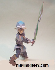№17298 - The Legend of Zelda Fierce Deity Link (Ninjatoes) из бумаги — развертка (шаблон) papercraft скачать бесплатно | Мир бумажного моделирования