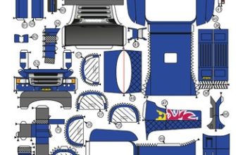 1730 sedelnyj tjagach scania r730 griffin special perekras pmhtz 06 iz bumagi razvertka shablon papercraft skachat besplatno mir bumazhnogo model 77087fd.jpg
